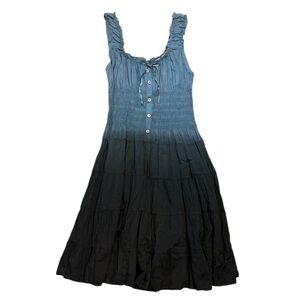 New Women’s Large Chelsey Blue Ombré Sundress